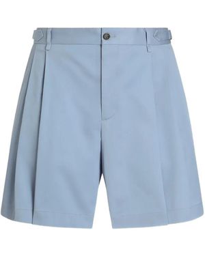 Dolce & Gabbana Cotton Shorts - Blue