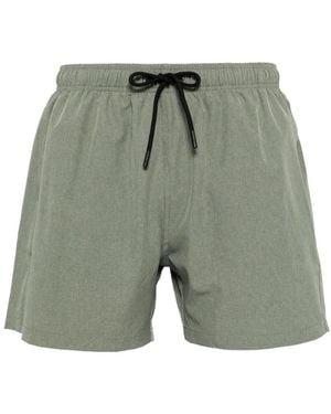 Boardies Drawstring-Waist Swim Shorts - Green