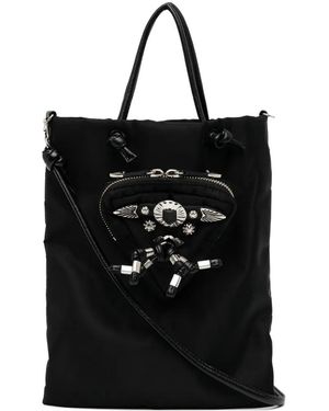 TOGA TOO Bolso Shopper Con Cartera Triangular - Negro