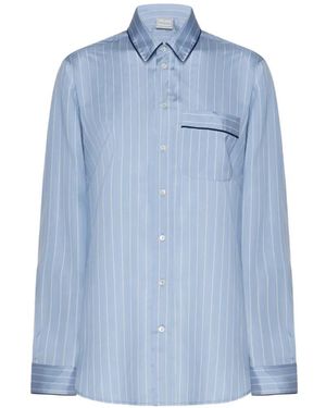 Pierre Louis Mascia Pop3 Silk Shirt - Blue