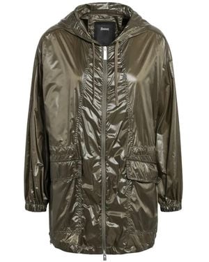 Herno Laminar Hooded Coat - Gray