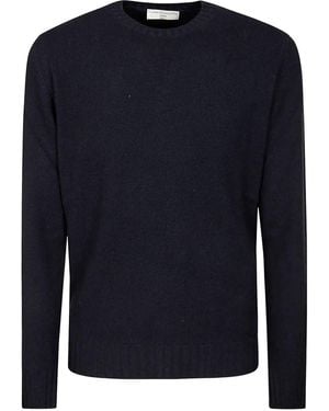 FILIPPO DE LAURENTIIS Pull Côtelé À Encolure Ronde - Bleu