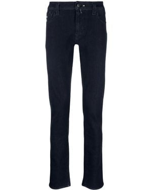 Sartoria Tramarossa Leonardo Mid-Rise Straight-Leg Jeans - Blue