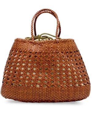 Dragon Santa Cano Tote Bag - Brown