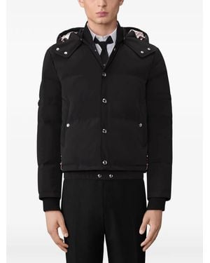 Thom Browne Polyester Down Jacket - Black