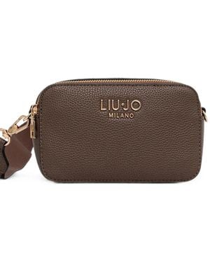 Liu Jo Logo-Plaque Cross Body Bag - Brown