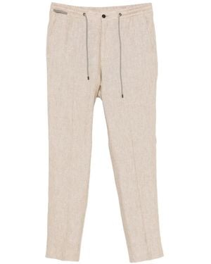 Corneliani Drawstring Trousers - Natural