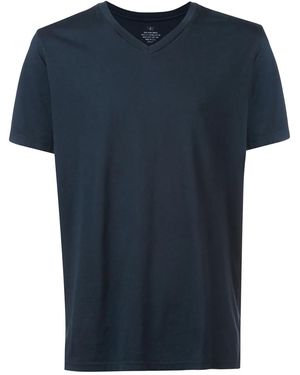 Save Khaki V-Neck Short Sleeve T-Shirt - Blue