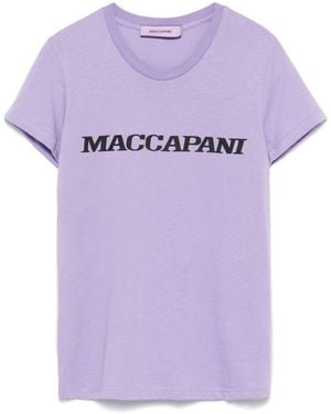 MACCAPANI The Logo T-shirt - Purple