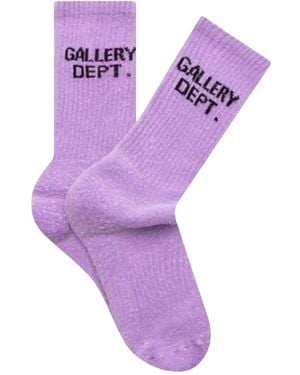 GALLERY DEPT. ロゴ 靴下 - パープル