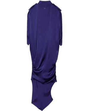 Off-White c/o Virgil Abloh Satin Key Dress - Blue