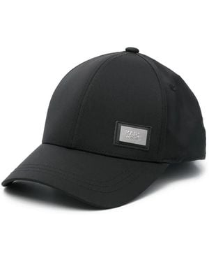 Karl Lagerfeld Logo-Patch Cap - Black