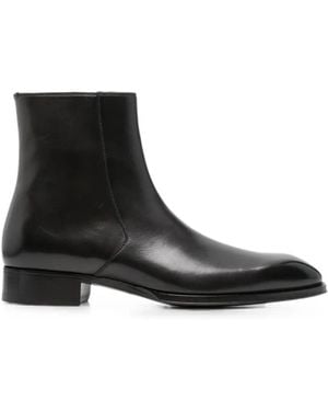 Tom Ford Stivali Elkan Con Zip - Nero