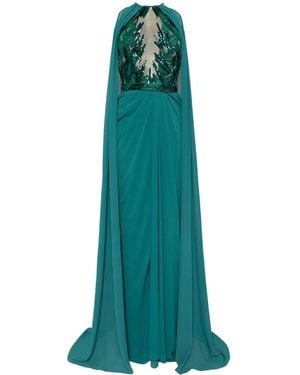 Saiid Kobeisy Pleated Dress - Green