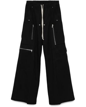 Rick Owens Cargobelas Straight Broek - Zwart