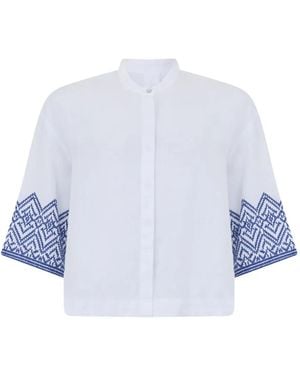 120% Lino Linen Shirt - White
