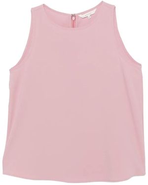 Xacus Sleeveless Zip-Back Top - Pink