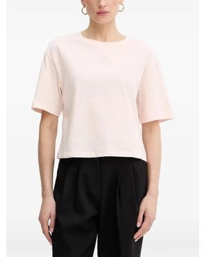 ARMANI EXCHANGE Logo-Embroidered T-Shirt - White
