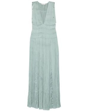 Ulla Johnson Tasneem V-Neck Maxi Dress - Blue