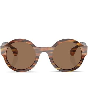 Alain Mikli Round-Frame Sunglasses - Brown