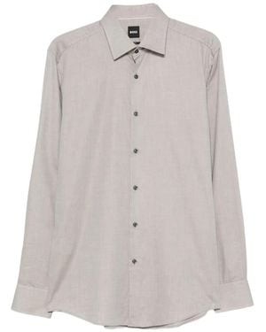 BOSS Hank Long-Sleeve Shirt - White