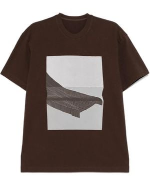 JNBY Graphic-Printed T-Shirt - Brown