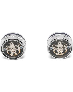 Tateossian Skull Tourbillon カフスボタン - メタリック