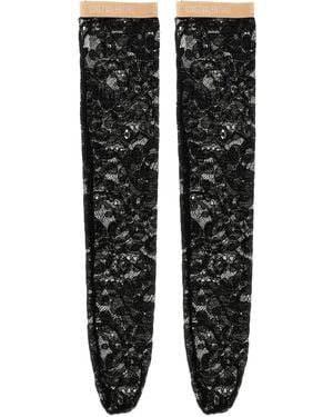 Collant Ambra 30 Denari Con Motivo Pizzo Floreale - Foto 3