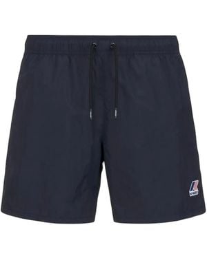 K-Way Olivier Drawstring Swim Shorts - Blue