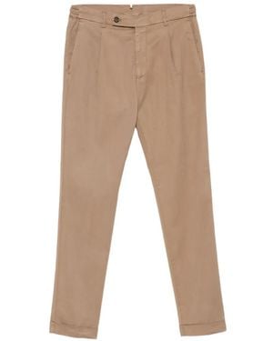 Berwich Pleated Trousers - Natural