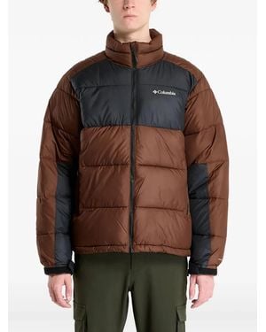 Columbia Embroidered-Logo Padded Jacket - Black
