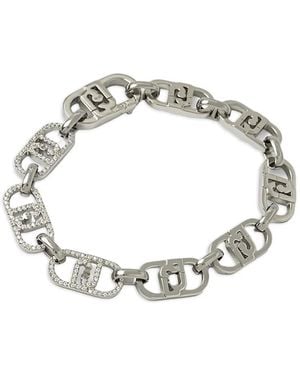 Liu Jo Pulsera De Cadena Con Logo - Metálico