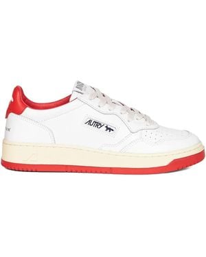 Autry Maison Kitsuné lace-up sneakers - Weiß