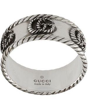 Gucci ダブルg リング, シルバー, シルバー - メタリック
