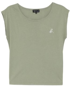 agnès b. Source T-Shirt - Green