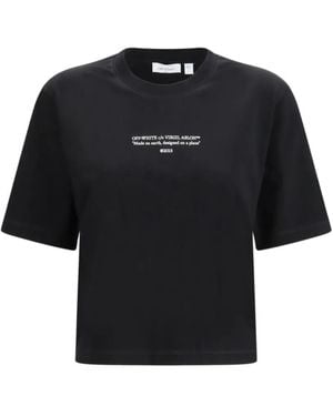 Off-White c/o Virgil Abloh T-Shirt With Chest Graphic - Black