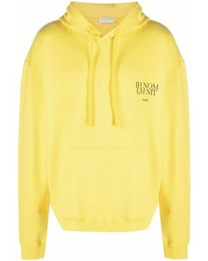 ih nom uh nit Hoodie Mit Logo-Print - Gelb