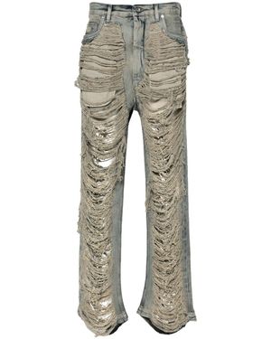 Rick Owens Jeans Geth con effetto vissuto - Grigio