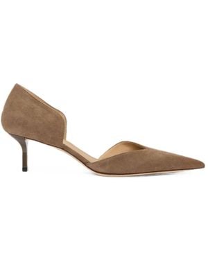 Victoria Beckham Angle D'Orsay Pumps - Natur