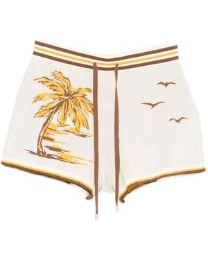 Zimmermann Daylight Jacquard Shorts - White