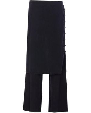 Lisa Yang Payton Double-Layered Trousers - Blue