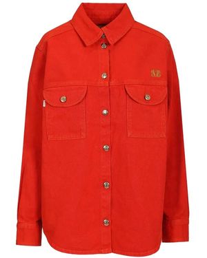 Blazé Milano Camisa Berber Con Botones - Rojo