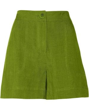 Eres Correct High-Waisted Shorts - Green