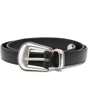 Eleventy Ceinture En Cuir - Noir
