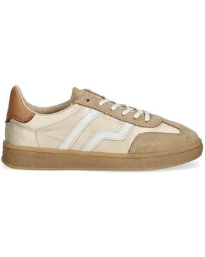 GANT Suede Panel Sneakers - Natural