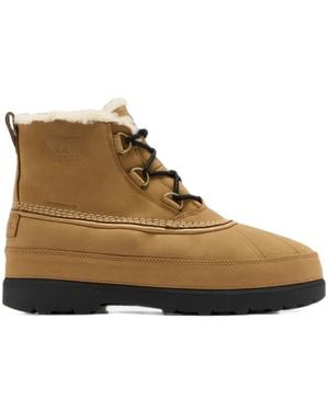 Sorel Ambler Fireside Lace-Up Leather Boots - Brown