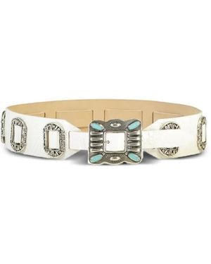 Streets Ahead Iris Concho Belt - Metallic