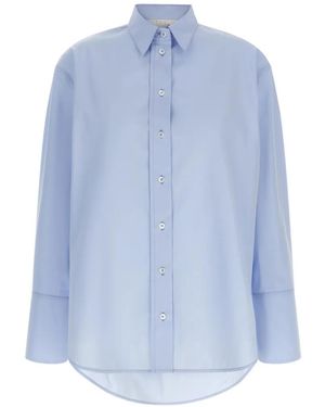 Tela Dayane Asymmetrical-Hem Shirt - Blue