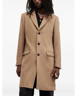 AllSaints Abrigo Con Botones - Neutro
