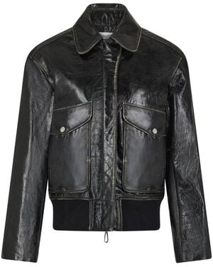 Rabanne Leather Jacket - Black